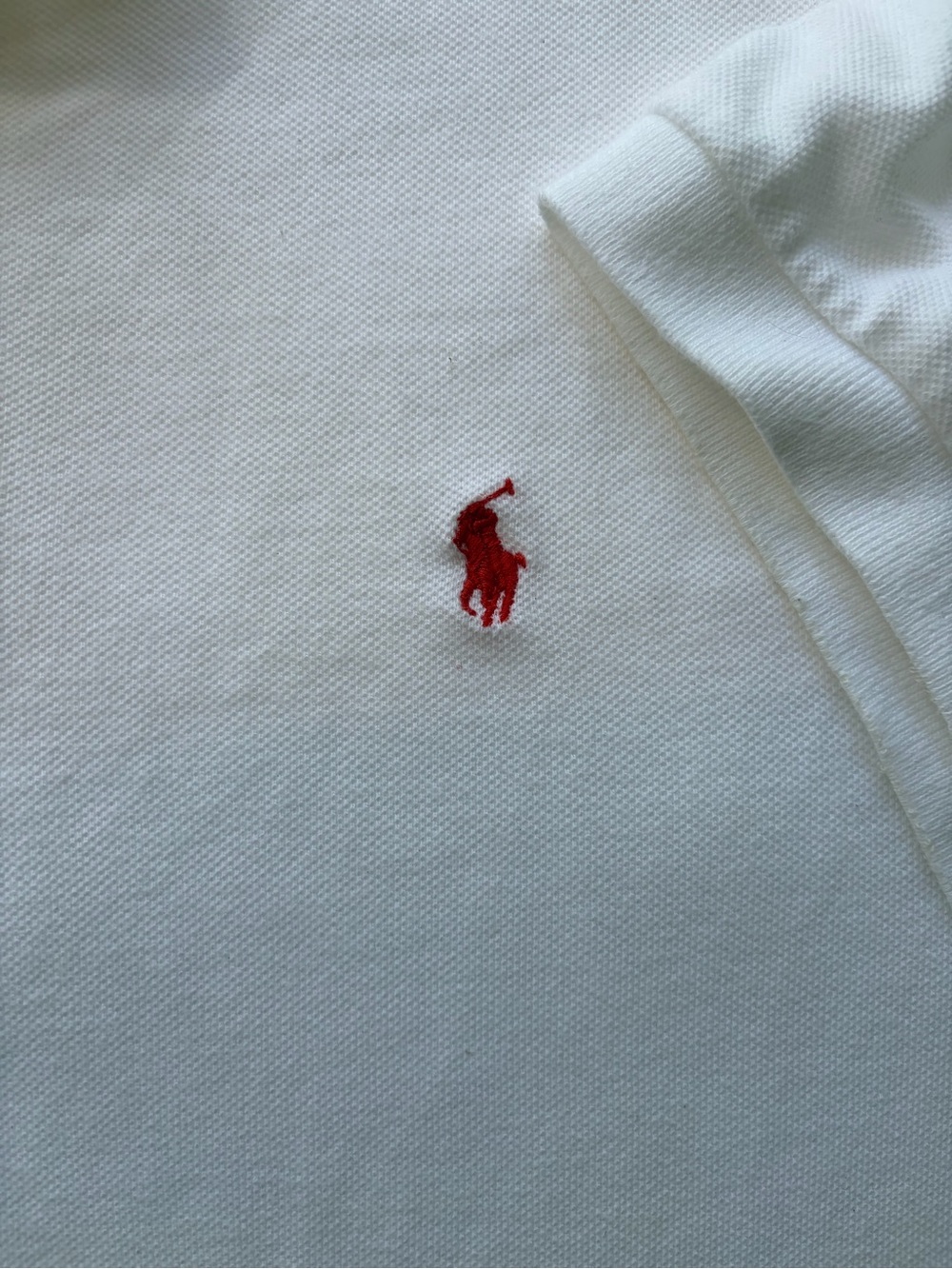 Polo Ralph Lauren Polo Mens XXL Classic Fit Short Sleeve Pique Pony Logo White - Picture 9 of 9
